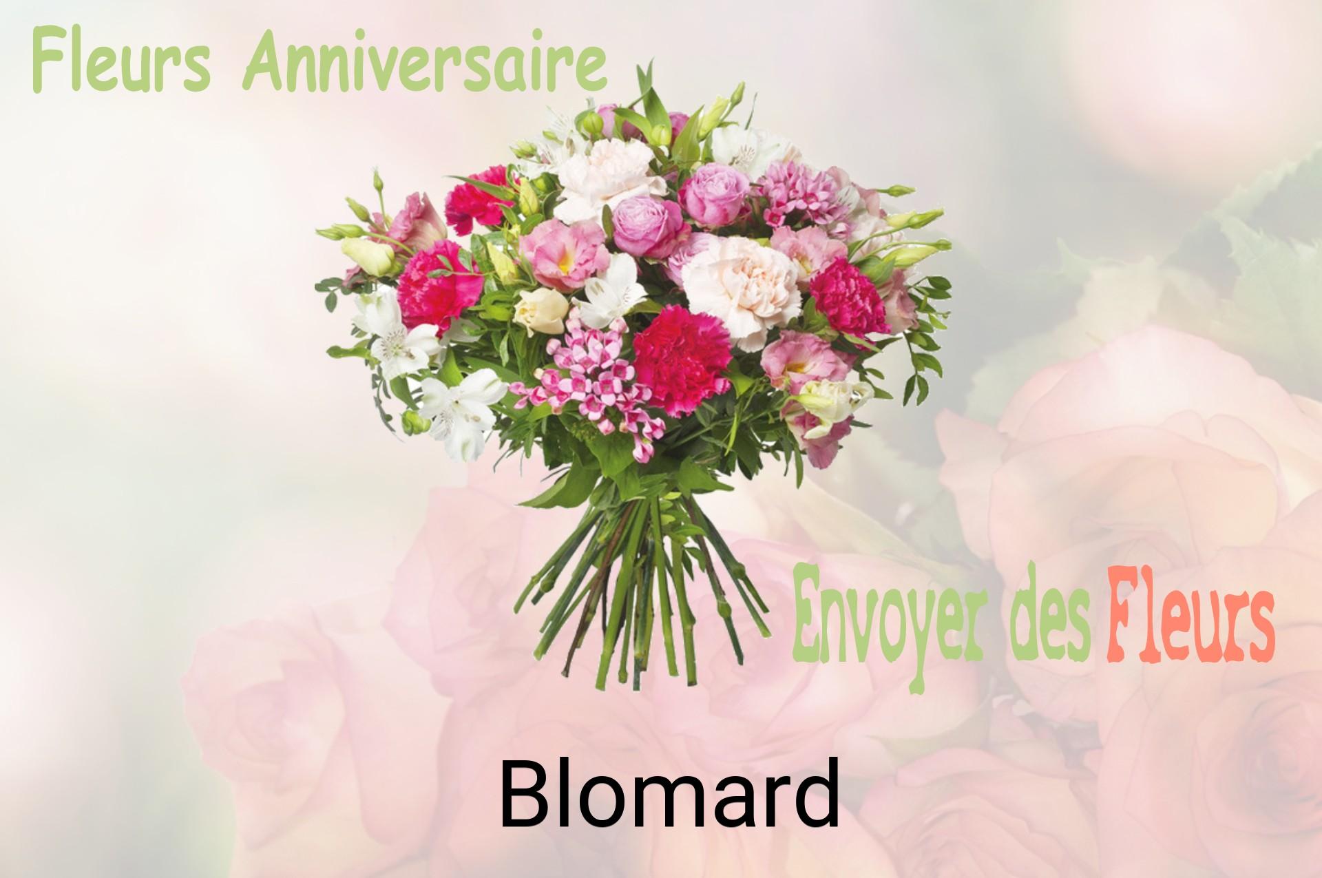Bouquet de fleurs d’anniversaire livré à Blomard